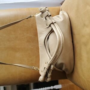 Pietro New York Leather Satchel Clutch Tote Crossbody Bag